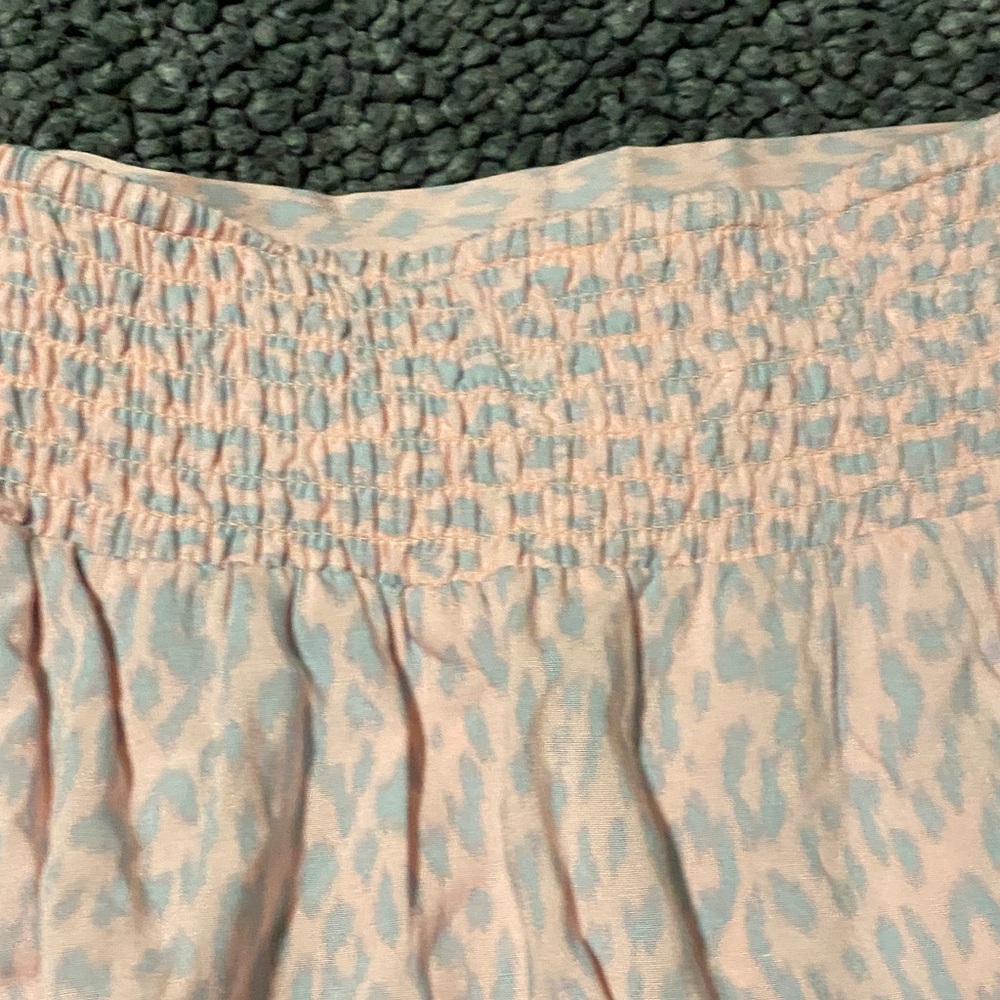 Torrid Tiered Pink Animal Print Mini Skirt - Picture 3 of 4